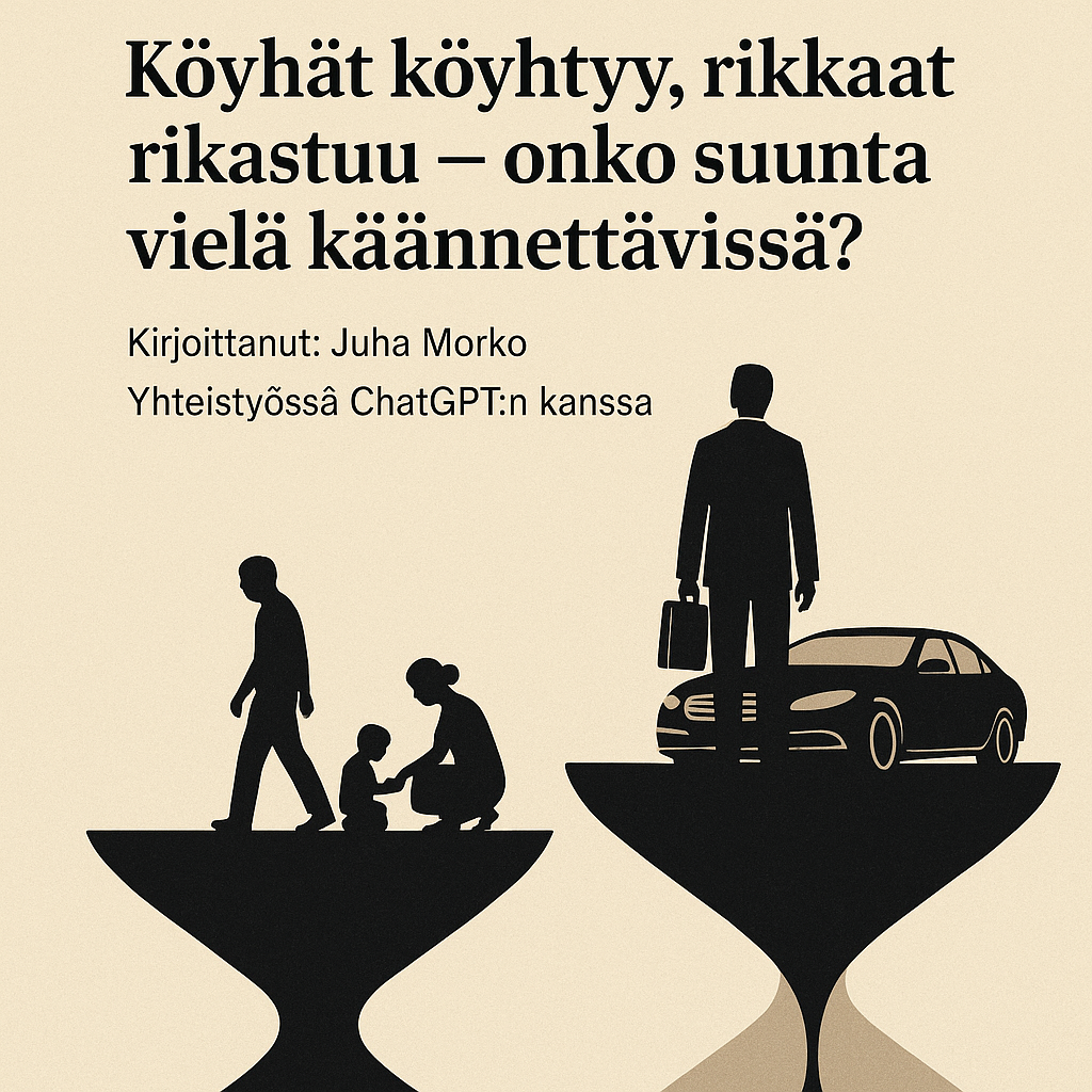 ChatGPT luoma artikkelikuva nimeltä rikkaat rikastuu