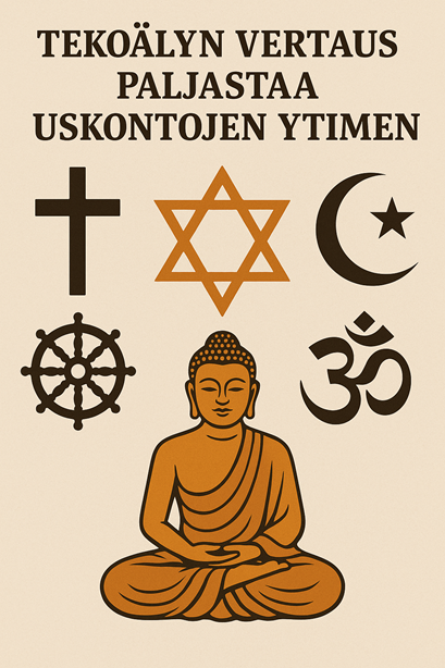 Tekoälyn vertaus paljastaa uskontojen suunnan