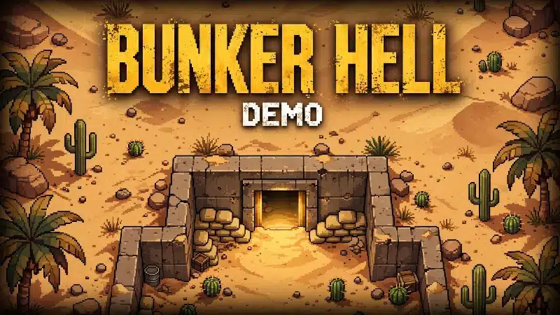 Bunker Hell demo – 2D-selviytymispeli Godotilla